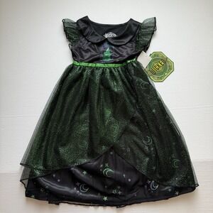 WICKED Elphaba Witch Girls size 4T Sleep Gown Costume Dress up wizard of oz New